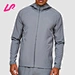 grey zip up jacket
